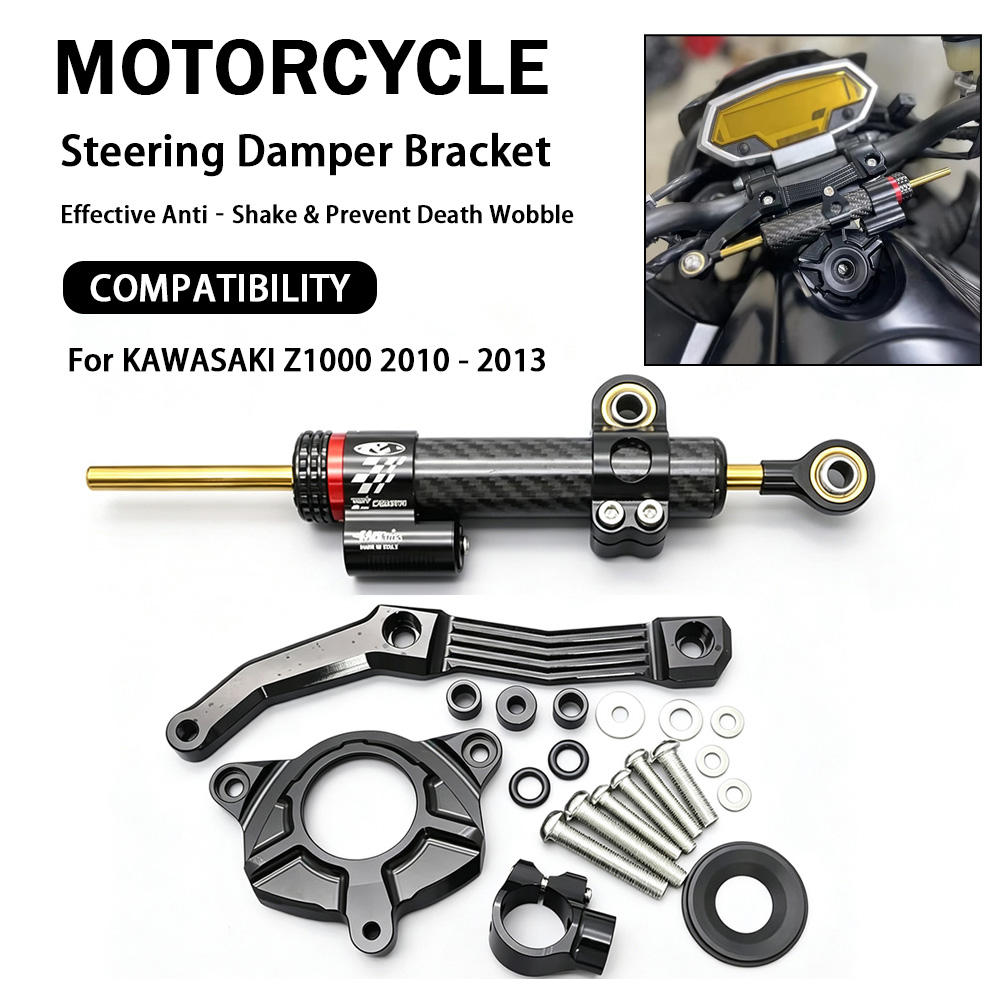 Steering Damper Stabilizer Kit Cnc - Aluminiowy, precyzyjnie obrobiony CNC stabilizator układu