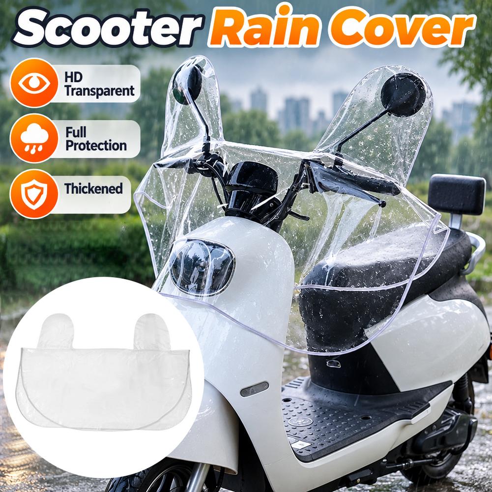 Electric Scooter Rain Cover - Przezroczysta osłona przeciwdeszczowa do elektrycznej hulajnogi,