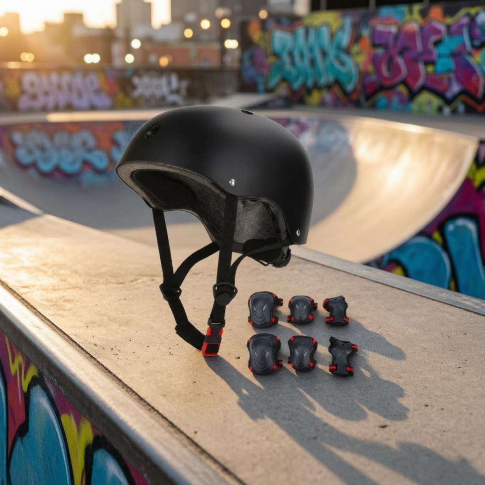 Wytrzymały kask do jazdy na de – Scooter Helmet Set recenzja i cena