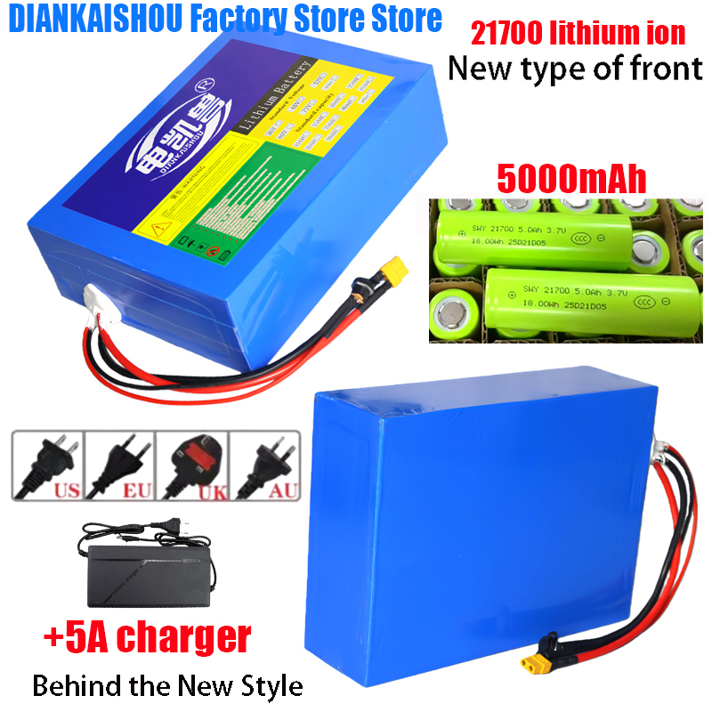 Nowy akumulator litowy 72V 60V – 60V 30Ah 21700 Battery Pack recenzja i cena