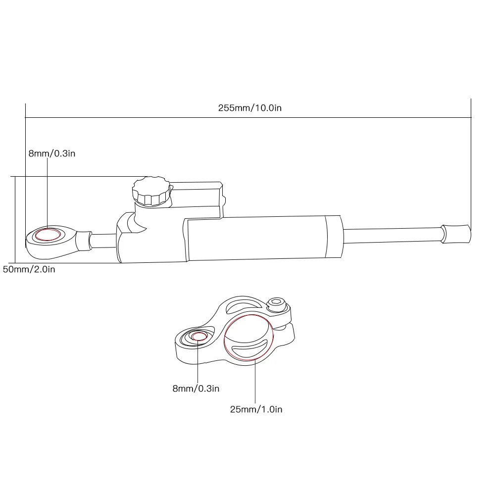Regulowany CNC motocyklowy sta – Steering Damper Stabilizer Kit Cnc recenzja i cena