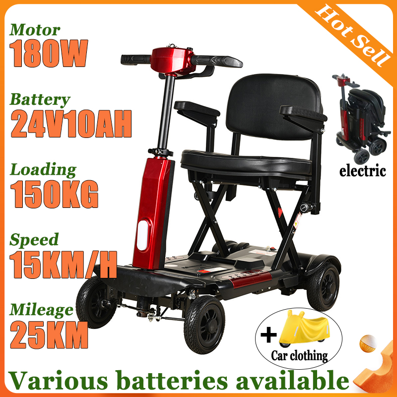 NOWY 4-kołowy Skuter Elektrycz – Folding Electric Scooter recenzja i cena