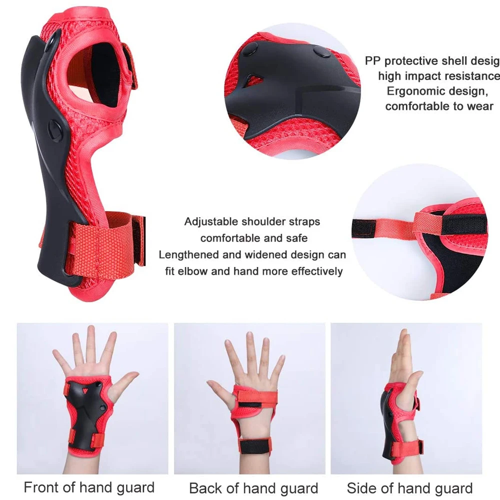 7 sztuk/zestaw jazda na rolkac – Scooter Helmet Set recenzja i cena