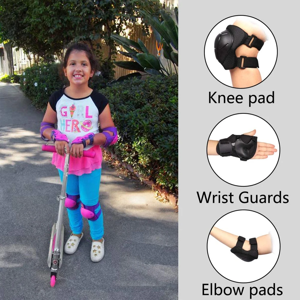 7 sztuk/zestaw jazda na rolkac – Scooter Helmet Set recenzja i cena