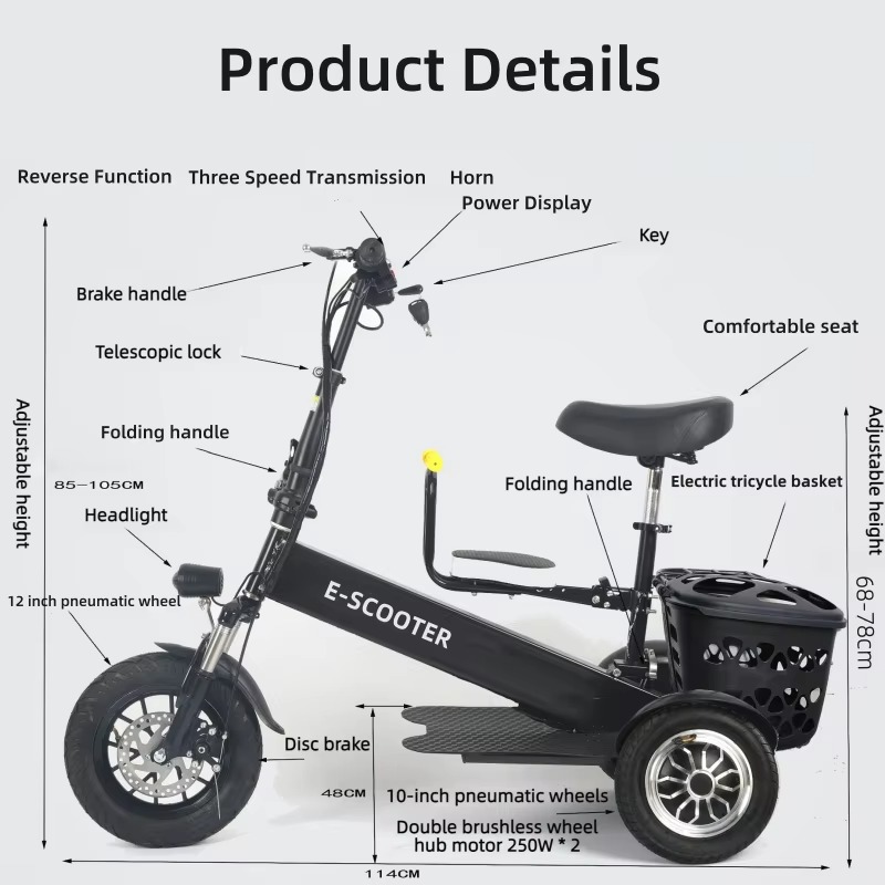 【2026】 Skuter elektryczny trój – Electric Scooter Adults recenzja i cena
