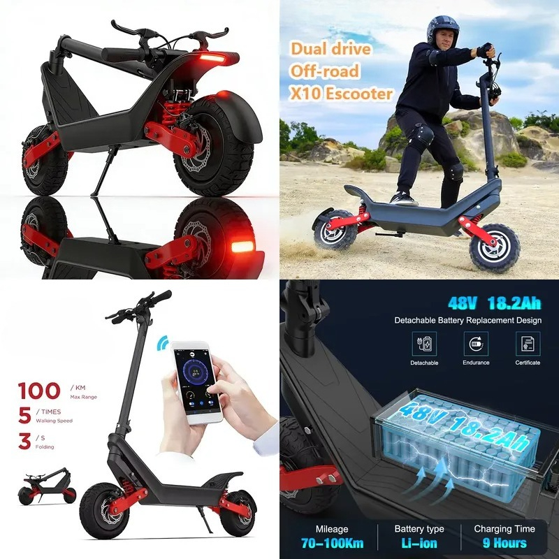 Mocna hulajnoga elektryczna X1 – Electric Scooter Adults recenzja i cena