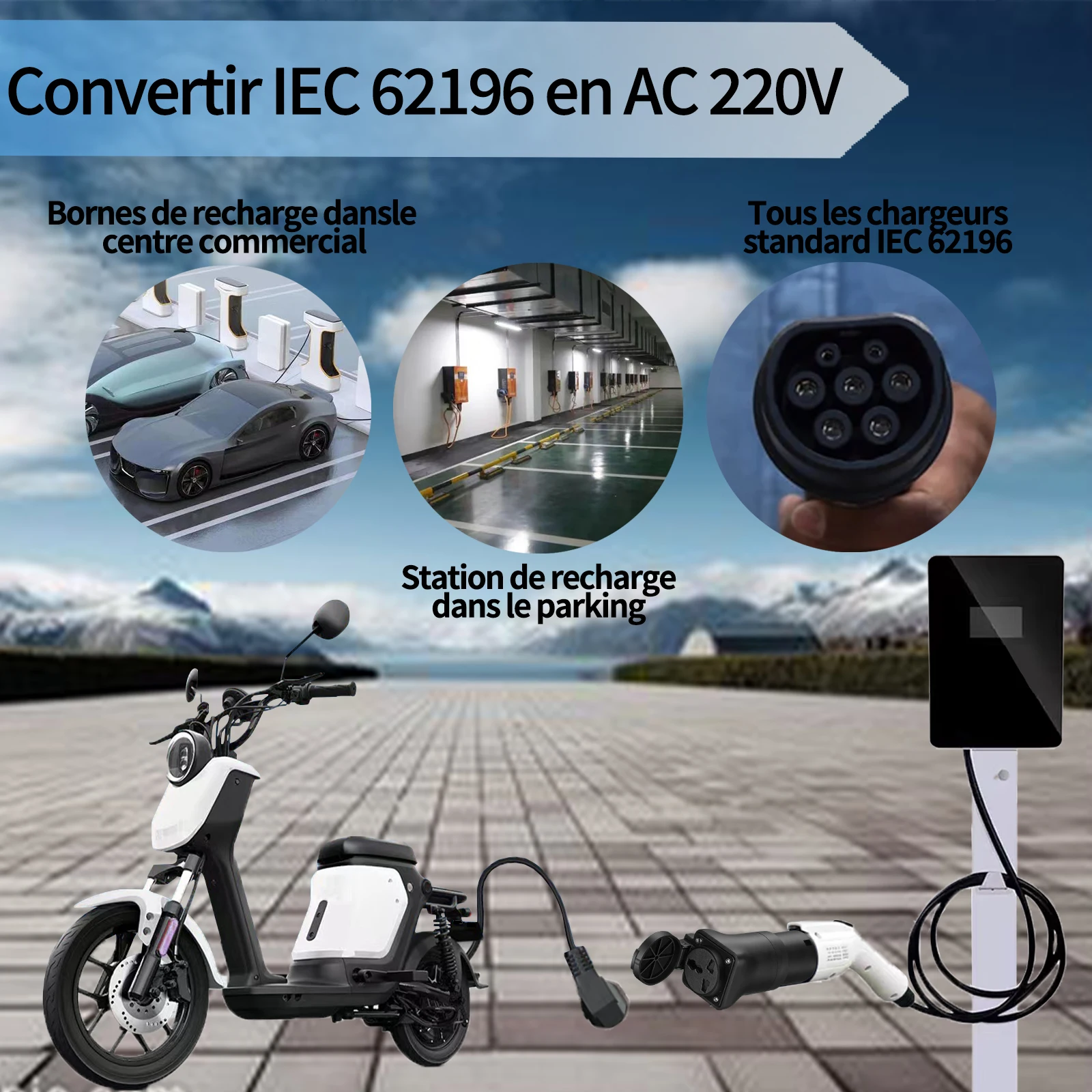 Adapter ładowarki Type2 EV EVS – Electric Scooter Charger recenzja i cena