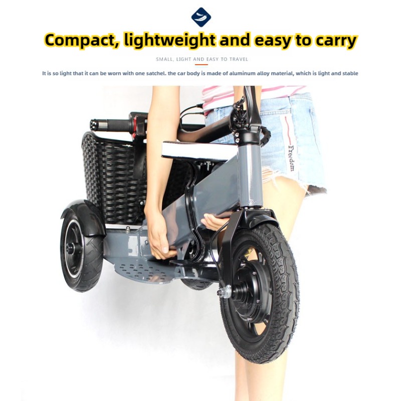 Elektryczny trójkołowiec dla d – Folding Electric Scooter recenzja i cena