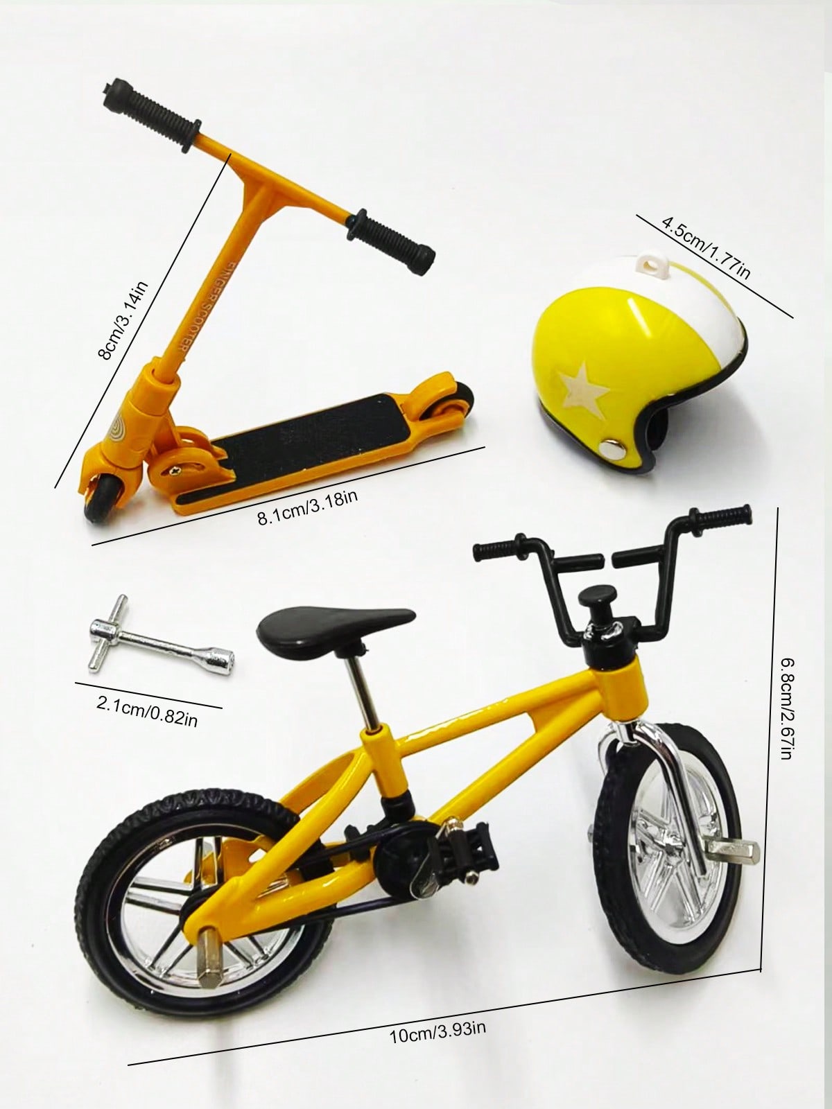 Zestaw miniaturowych rowerek i – Scooter Helmet Set recenzja i cena