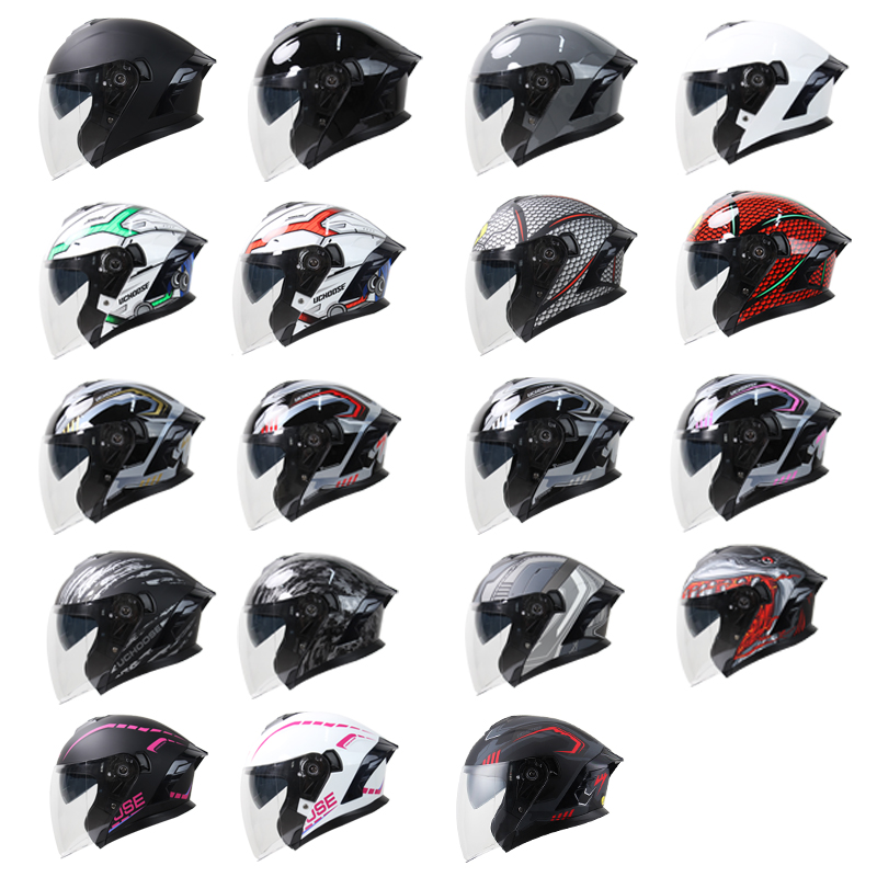 Kask motocyklowy otwarty 715 d – Scooter Helmet Set recenzja i cena